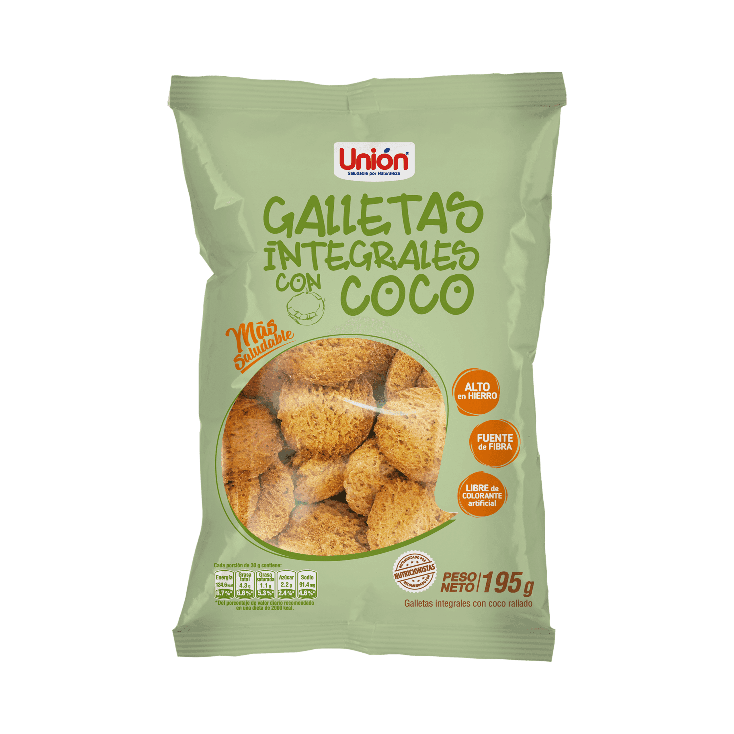 galletas integral con coco