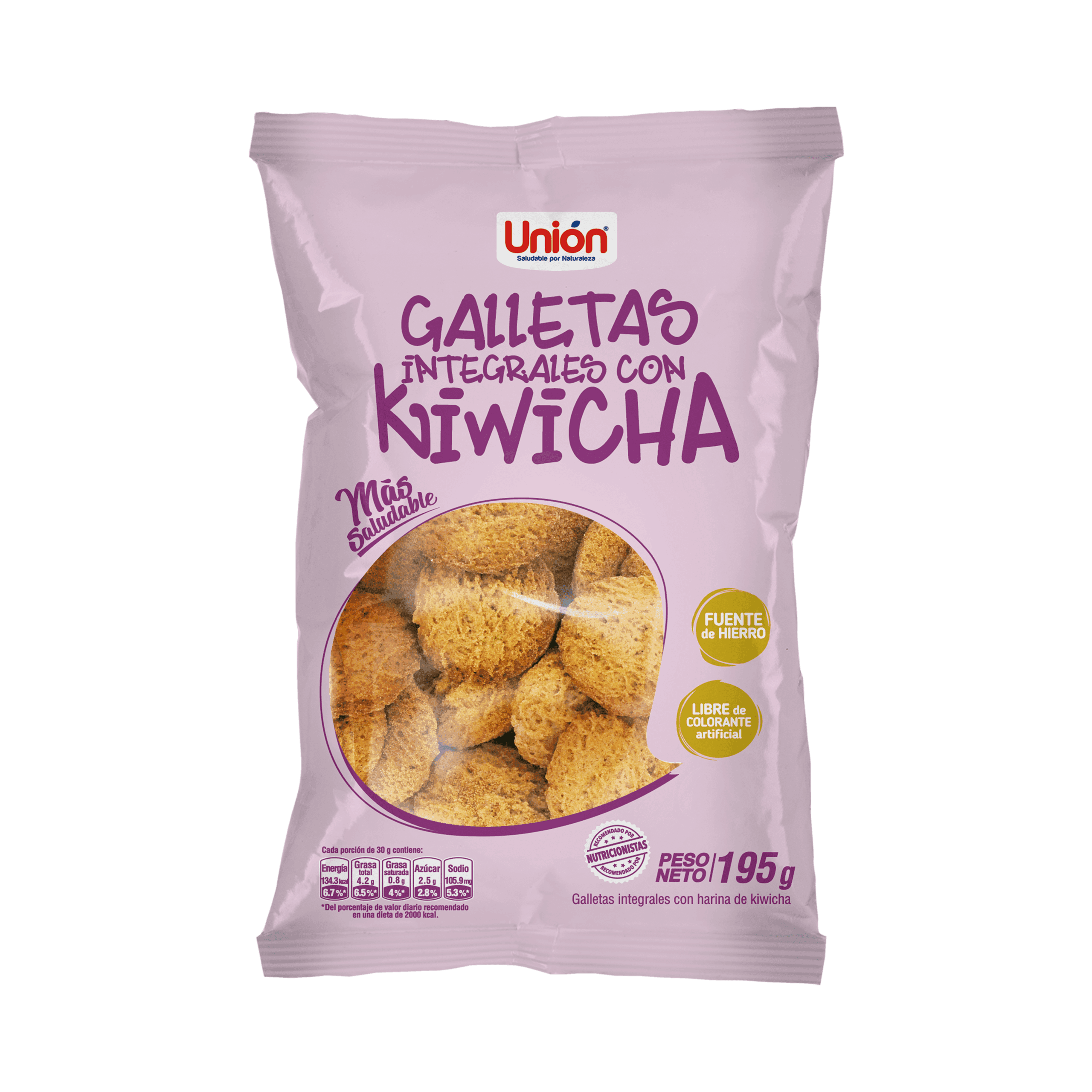 galleta integral con kiwicha