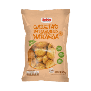 galleta integral con sabor a naranja